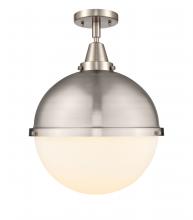 Innovations Lighting 447-1C-SN-HFS-121-SN - Hampden - 1 Light - 13 inch - Brushed Satin Nickel - Flush Mount