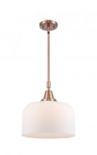 Innovations Lighting 447-1S-AC-G71-L - Bell - 1 Light - 12 inch - Antique Copper - Mini Pendant