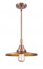 Innovations Lighting 447-1S-AC-MFR-AC-12 - Appalachian - 1 Light - 12 inch - Antique Copper - Mini Pendant