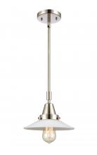 Innovations Lighting 447-1S-PN-G1 - Halophane - 1 Light - 9 inch - Polished Nickel - Mini Pendant