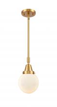 Innovations Lighting 447-1S-SG-G201-6 - Beacon - 1 Light - 6 inch - Satin Gold - Mini Pendant