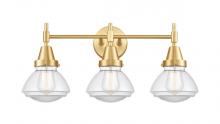  447-3W-SG-G322 - Olean - 3 Light - 25 inch - Satin Gold - Bath Vanity Light