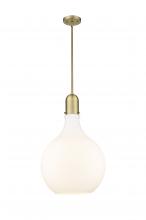 Innovations Lighting 492-1S-BB-G581-16 - Amherst - 1 Light - 16 inch - Brushed Brass - Stem hung - Pendant