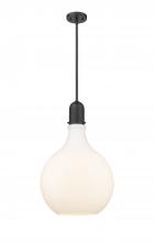 Innovations Lighting 492-1S-BK-G581-16 - Amherst - 1 Light - 16 inch - Matte Black - Stem hung - Pendant