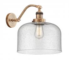 Innovations Lighting 515-1W-BB-G74-L-LED - Bell - 1 Light - 12 inch - Brushed Brass - Sconce