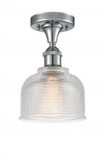 Innovations Lighting 516-1C-PC-G412 - Dayton - 1 Light - 6 inch - Polished Chrome - Semi-Flush Mount