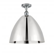 Innovations Lighting 516-1C-PC-MBD-16-PC - Bristol - 1 Light - 16 inch - Polished Chrome - Semi-Flush Mount