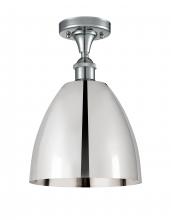 Innovations Lighting 516-1C-PC-MBD-9-PC - Bristol - 1 Light - 9 inch - Polished Chrome - Semi-Flush Mount