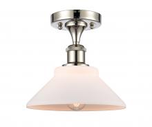 Innovations Lighting 516-1C-PN-G131 - Orwell - 1 Light - 8 inch - Polished Nickel - Semi-Flush Mount