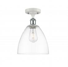 Innovations Lighting 516-1C-WPC-GBD-92-LED - Bristol - 1 Light - 9 inch - White Polished Chrome - Semi-Flush Mount