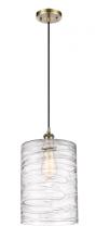 Innovations Lighting 516-1P-AB-G1113-L - Cobbleskill - 1 Light - 9 inch - Antique Brass - Cord hung - Mini Pendant