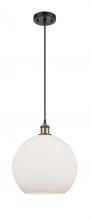 Innovations Lighting 516-1P-BAB-G121-12 - Athens - 1 Light - 12 inch - Black Antique Brass - Cord hung - Mini Pendant