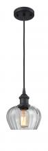 Innovations Lighting 516-1P-BK-G92 - Fenton - 1 Light - 7 inch - Matte Black - Cord hung - Mini Pendant