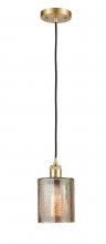 Innovations Lighting 516-1P-SG-G116 - Cobbleskill - 1 Light - 5 inch - Satin Gold - Cord hung - Mini Pendant