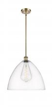 Innovations Lighting 516-1S-AB-GBD-162 - Bristol - 1 Light - 16 inch - Antique Brass - Pendant