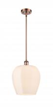 Innovations Lighting 516-1S-AC-G461-12-LED - Norfolk - 1 Light - 12 inch - Antique Copper - Mini Pendant