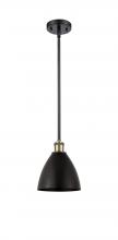 Innovations Lighting 516-1S-BAB-MBD-75-BK - Bristol - 1 Light - 8 inch - Black Antique Brass - Pendant