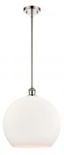 Innovations Lighting 516-1S-PN-G121-14 - Athens - 1 Light - 14 inch - Polished Nickel - Pendant