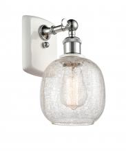 Innovations Lighting 516-1W-WPC-G105-LED - Belfast - 1 Light - 6 inch - White Polished Chrome - Sconce