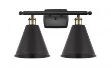 Innovations Lighting 516-2W-BAB-MBC-8-BK-LED - Berkshire - 2 Light - 18 inch - Black Antique Brass - Bath Vanity Light