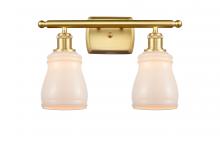 Innovations Lighting 516-2W-SG-G391 - Ellery - 2 Light - 15 inch - Satin Gold - Bath Vanity Light