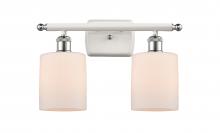 Innovations Lighting 516-2W-WPC-G111-LED - Cobbleskill - 2 Light - 15 inch - White Polished Chrome - Bath Vanity Light