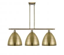 Innovations Lighting 516-3I-AB-MBD-12-AB - Bristol - 3 Light - 39 inch - Antique Brass - Cord hung - Island Light