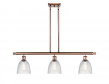 Innovations Lighting 516-3I-AC-G382-LED - Castile - 3 Light - 36 inch - Antique Copper - Cord hung - Island Light