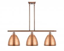 Innovations Lighting 516-3I-AC-MBD-9-AC-LED - Bristol - 3 Light - 36 inch - Antique Copper - Cord hung - Island Light