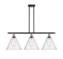 Innovations Lighting 516-3I-BAB-GBC-124-LED - Berkshire - 3 Light - 39 inch - Black Antique Brass - Cord hung - Island Light