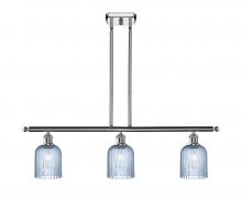  516-3I-PC-G559-5BL - Bridal Veil - 3 Light - 36 inch - Polished Chrome - Cord hung - Island Light