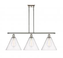 Innovations Lighting 516-3I-PN-GBC-124 - Berkshire - 3 Light - 39 inch - Polished Nickel - Cord hung - Island Light