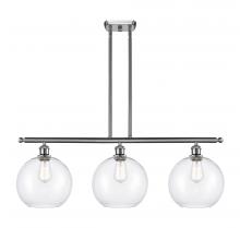 Innovations Lighting 516-3I-SN-G122-10 - Athens - 3 Light - 37 inch - Brushed Satin Nickel - Stem Hung - Island Light