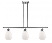  516-3I-SN-G81 - Eaton - 3 Light - 36 inch - Brushed Satin Nickel - Cord hung - Island Light