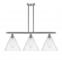 Innovations Lighting 516-3I-SN-GBC-122-LED - Berkshire - 3 Light - 39 inch - Brushed Satin Nickel - Cord hung - Island Light