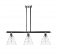 Innovations Lighting 516-3I-SN-GBC-82 - Berkshire - 3 Light - 36 inch - Brushed Satin Nickel - Cord hung - Island Light