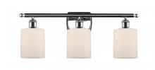  516-3W-PC-G111 - Cobbleskill - 3 Light - 25 inch - Polished Chrome - Bath Vanity Light