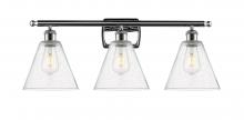 Innovations Lighting 516-3W-PC-GBC-84-LED - Berkshire - 3 Light - 28 inch - Polished Chrome - Bath Vanity Light