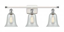 Innovations Lighting 516-3W-WPC-G2812 - Hanover - 3 Light - 26 inch - White Polished Chrome - Bath Vanity Light