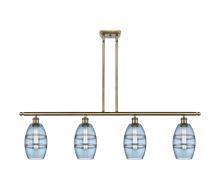 Innovations Lighting 516-4I-AB-G557-6BL - Vaz - 4 Light - 48 inch - Antique Brass - Cord hung - Island Light