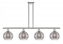 Innovations Lighting 516-4I-PN-G556-8SM - Rochester - 4 Light - 48 inch - Polished Nickel - Cord hung - Island Light