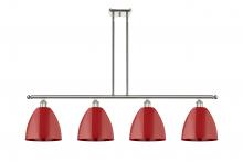 Innovations Lighting 516-4I-PN-MBD-9-RD - Plymouth - 4 Light - 48 inch - Polished Nickel - Cord hung - Island Light