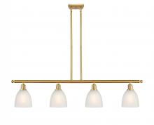 Innovations Lighting 516-4I-SG-G381 - Castile - 4 Light - 48 inch - Satin Gold - Cord hung - Island Light