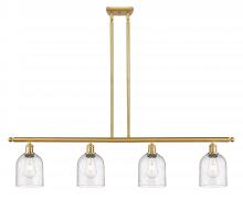  516-4I-SG-G558-6SDY - Bella - 4 Light - 48 inch - Satin Gold - Cord hung - Island Light