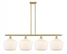 Innovations Lighting 516-4I-SG-G651-12 - Cindyrella - 4 Light - 50 inch - Satin Gold - Cord hung - Island Light