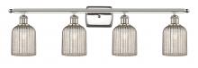  516-4W-PN-G559-5ME - Bridal Veil - 4 Light - 35 inch - Polished Nickel - Bath Vanity Light