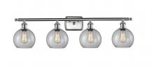 Innovations Lighting 516-4W-SN-G122 - Athens - 4 Light - 38 inch - Brushed Satin Nickel - Bath Vanity Light