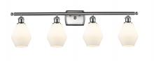  516-4W-SN-G651-6-LED - Cindyrella - 4 Light - 36 inch - Brushed Satin Nickel - Bath Vanity Light