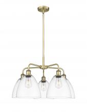 Innovations Lighting 516-5CR-AB-GBD-92 - Bristol - 5 Light - 27 inch - Antique Brass - Chandelier