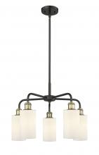 Innovations Lighting 516-5CR-BAB-G801 - Clymer - 5 Light - 22 inch - Black Antique Brass - Chandelier